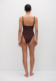 Balconette Maillot - Aubergine Crinkle - Matteau